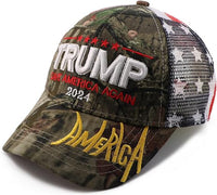 Trump 2024 Hat Save America Embroidered digi Camo Baseball Hat