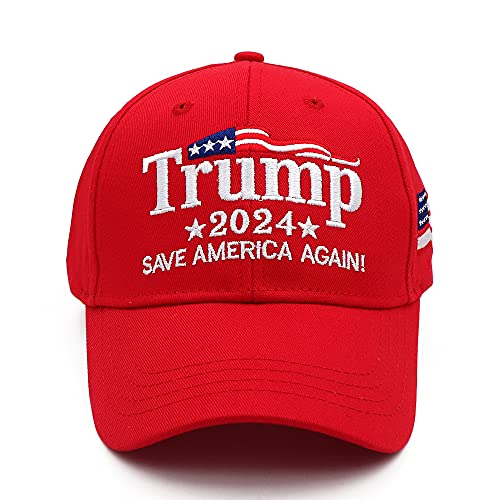 Red Trump Hat 2025 Adjustable Embroidered
