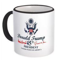 45th President Donald Trump Coffee Mug Cup