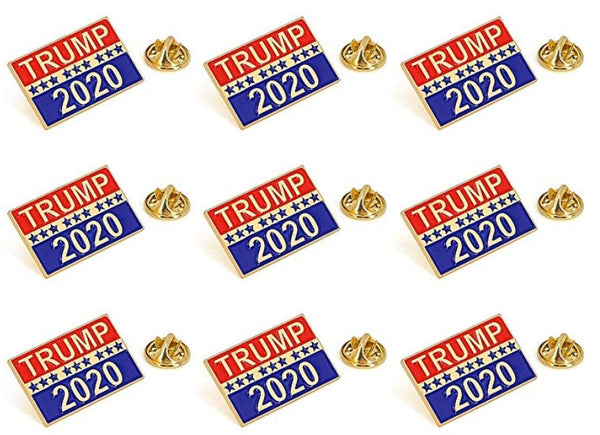 Donald Trump for 2020 President Election Lapel Pin-Pack of 12