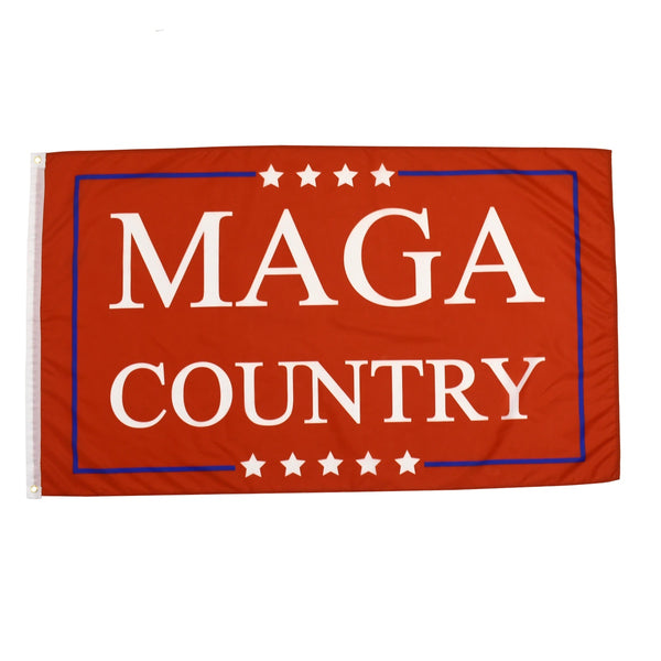MAGA Country Red Trump Flag 3x5