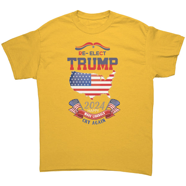 Re-Elect Donald Trump Making Liberals Cry Again T-Shirt
