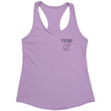 Trump 47 Women's Racerback Tank