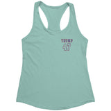 Trump 47 Women's Racerback Tank