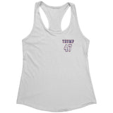 Trump 47 Women's Racerback Tank