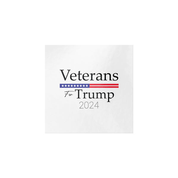 Veterans for Trump Sticker