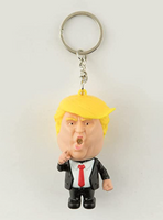 Talking Trump Keychain Funny Gag Sound Machine Toy - 6 Different Sayings in Donald Trump's Real Voice