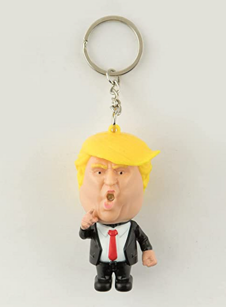 Talking Trump Keychain Funny Gag Sound Machine Toy - 6 Different Sayings in Donald Trump's Real Voice