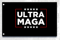 Black Ultra MAGA Flag Trump 2024