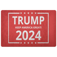 Red Trump 2024 Door Mat