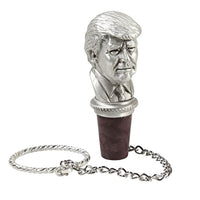 45th US President Donald Trump Solid Pewter Bottle Stopper