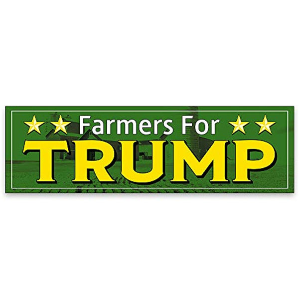 Farmers for Trump Vinyl Banner 10 Feet Wide by 3 Feet Tall