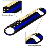 4 Pack of Thin Blue Line Flag  Bottle Openers