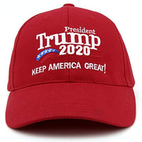 Bundle of 19 Trump 2020 Items: 2  Flags, 12 Buttons, 1 Hat and 4 Stickers Best Value Package