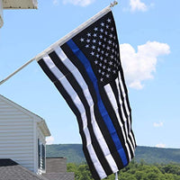 2 Flag Set - Donald Trump 2020 Flag and Thin Blue Line Flag  3x5 Ft
