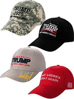 4 Hat Pack -  Donald Trump Pack of 4 Baseball Hats