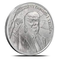 Donald Trump 2020 Raised Fist 1 Troy oz .9999 Fine Silver Round