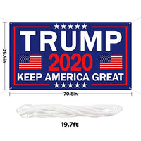 President 2020 Donald Trump Keep America Great Backdrop Banner Large, 71" x 40"