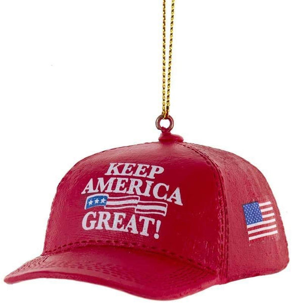 HOT SELLER! Keep America Great Again Hat Trump Christmas Ornament
