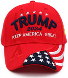 red keep America great trump 2024 hat