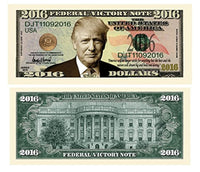 Highly Collectible Donald Trump 45th President Collectors 8 Bill Set: