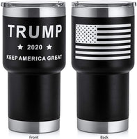 Trump Keep America Great 2024, Double Wall Stainless Steel Insulated Travel Mug