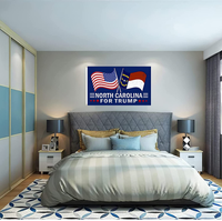 ANUFER Double Sided Donald Trump 2024 President Election Flag America States Voting Flag 3x5 foot with Grommets Pattern 19