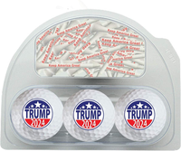 Trump 2024 Golf Balls 3pk w/20 tees #3 •