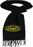 Trump Scarf | Black & Gold Presidential Seal | 100% Cashmere Donald Trump Scarf | Presentation Box Included