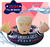 Donald Trump Pool Floatie Inflatable Ring Swimming Tube