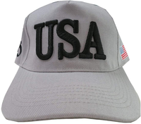 Light Gray USA Donald Trump  Baseball Cap Hat