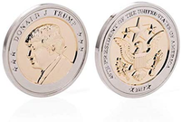 Commemorative 24 Carat Plated Gold Trump Coins