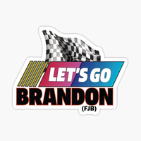 Lets Go Brandon Nascar #FJB  Sticker