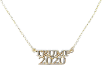Set of 3 Donald Trump Necklaces for Women - Jewelry for MAGA Supporters 