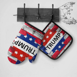 Donald Trump Oven Mitts and Pot Holders Set