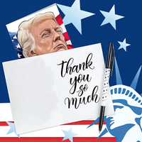 GTOTd Trump 2024 Cards Letter (2 pack,Includes Envelope 2pack) Funny Birthday Trump Crads gift Letter patriotic decor Party Supplies trump 2024 merch thank you cards