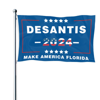 Desantis 2024 Make America Florida 3x5 Ft Flag with Brass Grommets For Indoor and Outdoor Decor