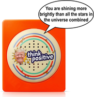 Donald Trump Talking Positivity Button - Says 15 Different Compliments and Affirmations Quotes in His Voice