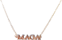 Set of 3 Donald Trump Necklaces for Women - Jewelry for MAGA Supporters 