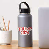 Trump 2024 Red Stencil Print Sticker