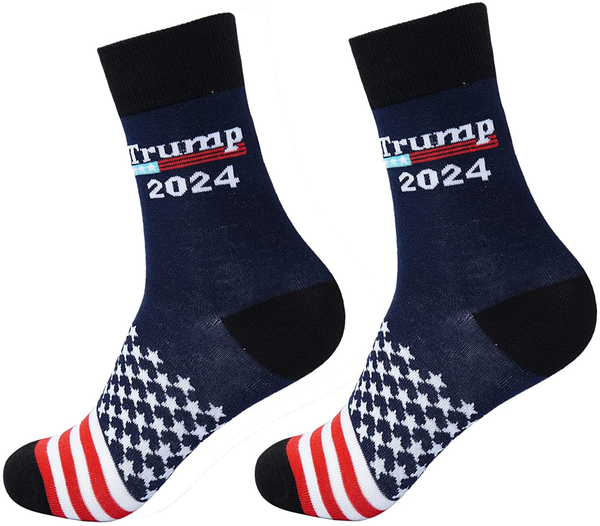 Trump 2024 dress socks unisex