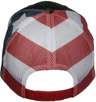 Tropic Hats Adult Embroidered Trump MAGA 6 Panel Trucker Cap W/Snapback