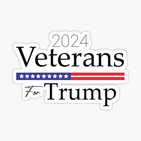 2024 Veterans for Trump Hats Tshirts Mugs Sticker