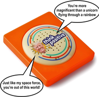 Donald Trump Talking Positivity Button - Says 15 Different Compliments and Affirmations Quotes in His Voice