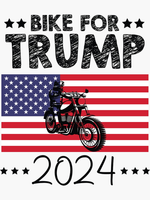 Bikers for Trump 2024 Sticker