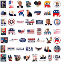 Funny Trump 2024 Stickers 100pcs Pack, USA American Presidential Election Stickers for Laptop Water Bottles Car Phone Truck Motorcycle Notebook Bike Bumper Luggage