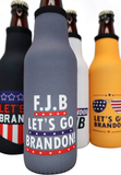 Let's Go Brandon Republican Insulated Beer Bottle Cooler Sleeve 12 oz. Bottle Insulator 