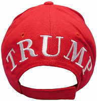 Trump  Embroidered  on back Red 45 Signature Bill100% Cotton Hat Cap  