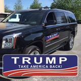 4 Pack Reflective Trump 2024 Car Magnet Stickers