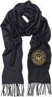 Trump Scarf | Black & Gold Presidential Seal | 100% Cashmere Donald Trump Scarf | Presentation Box Included